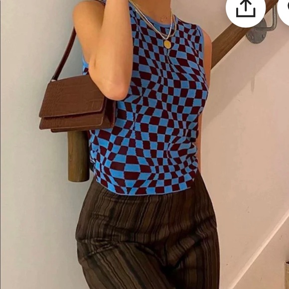 NWT Retro Geometric Tank - Picture 2 of 5